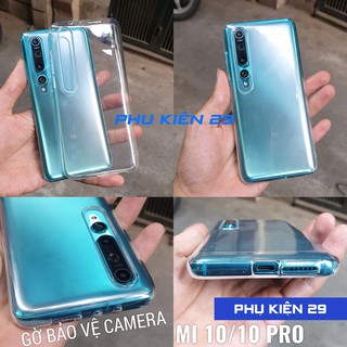 [Xiaomi Mi10/Mi 10/Mi 10 Pro] Ốp lưng silicon dẻo trong HENYOU