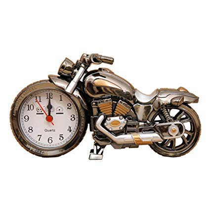 ĐỒNG HỒ ĐỂ BÀN HÌNH XE MOTO, Đồng hồ để bàn phân khối lớn ALarm