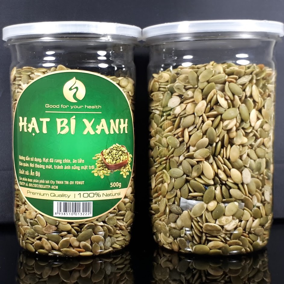 Bí xanh tách vỏ ( hũ 500gr )