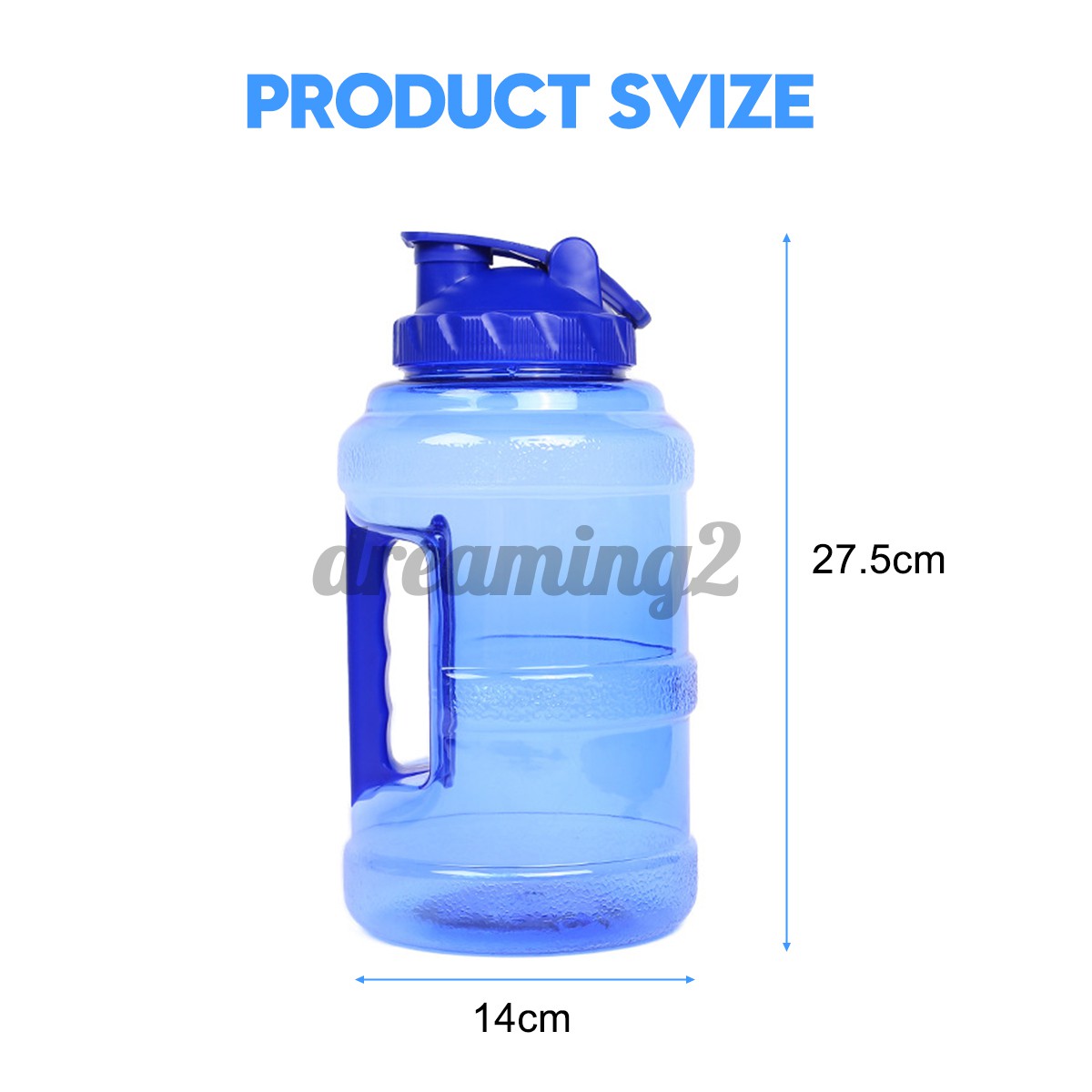 Bình Nước Tập Gym Dung Tích 2.5l Sử Dụng Tiện Lợi