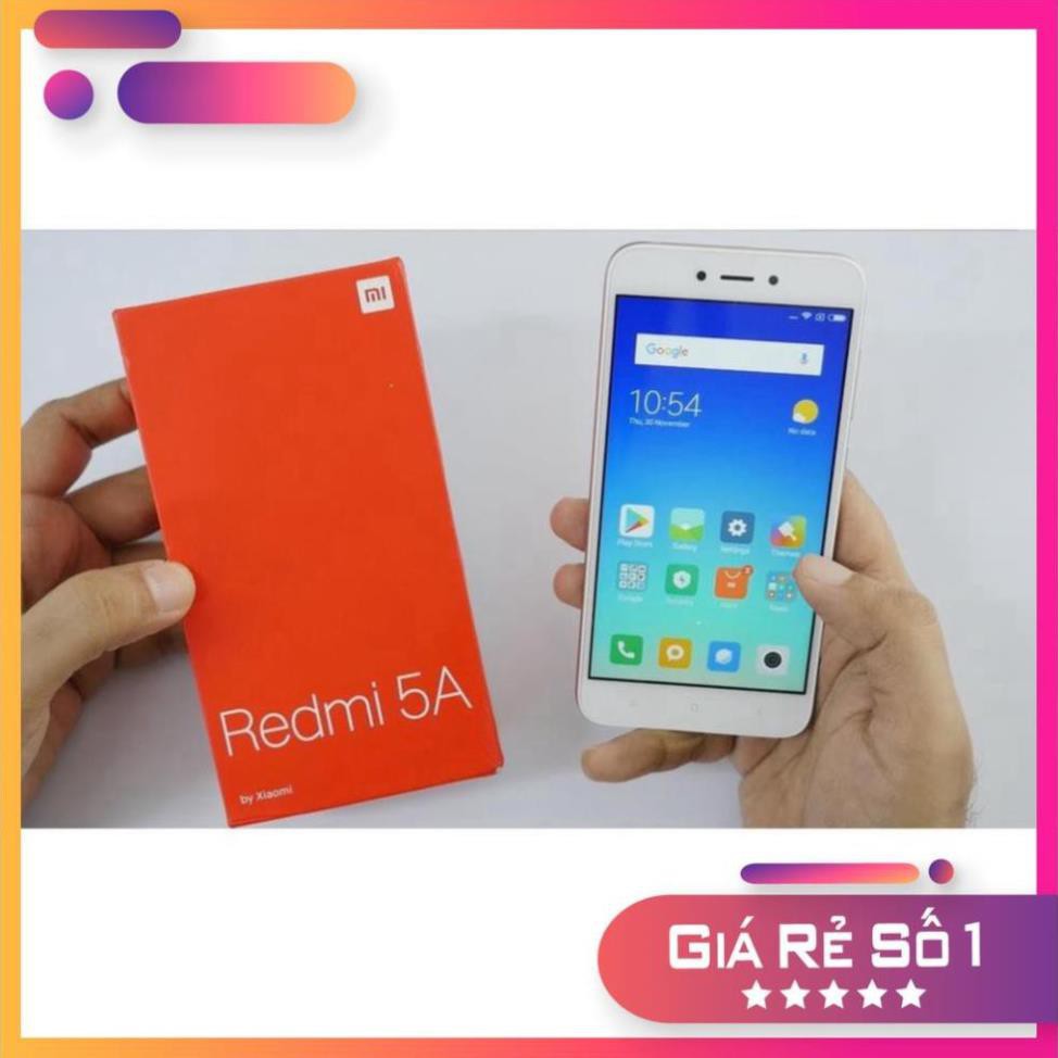 ĐIỆN THOẠI XIAOMI REDMI 5A 32GB 3G,TẶNG ỐP LƯNG TAI NGHE(BẢO HÀNH 12 THÁNG) 5GYG