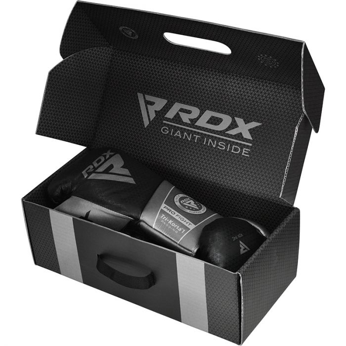 Găng Tay Boxing RDX K2 Mark Pro Fight - Black/Silver