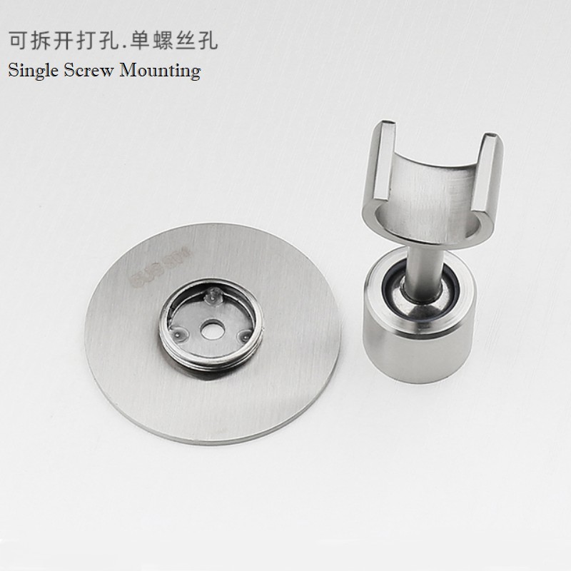 【Inox 304】 Đế Cài Giá Đỡ Vòi Hoa Cho Tay Sen, Treo Vòi Sen Tắm Chỉnh Được Góc, Xoay Thanh Nâng Điều Chỉnh Độ Cao, Thép Không Gỉ