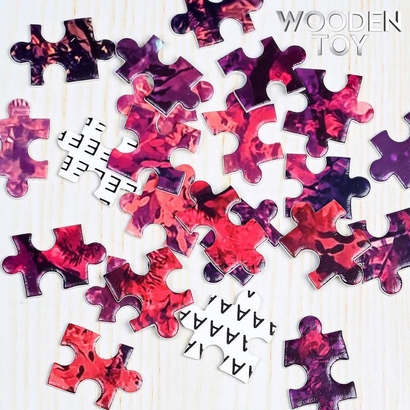 [MADE IN VIET NAM] Tranh Ghép Xếp Hình colorful Wooden Jigsaw Puzzle, Loại 300 Và 500 Mảnh Ghép Chất Liệu Gỗ wt108