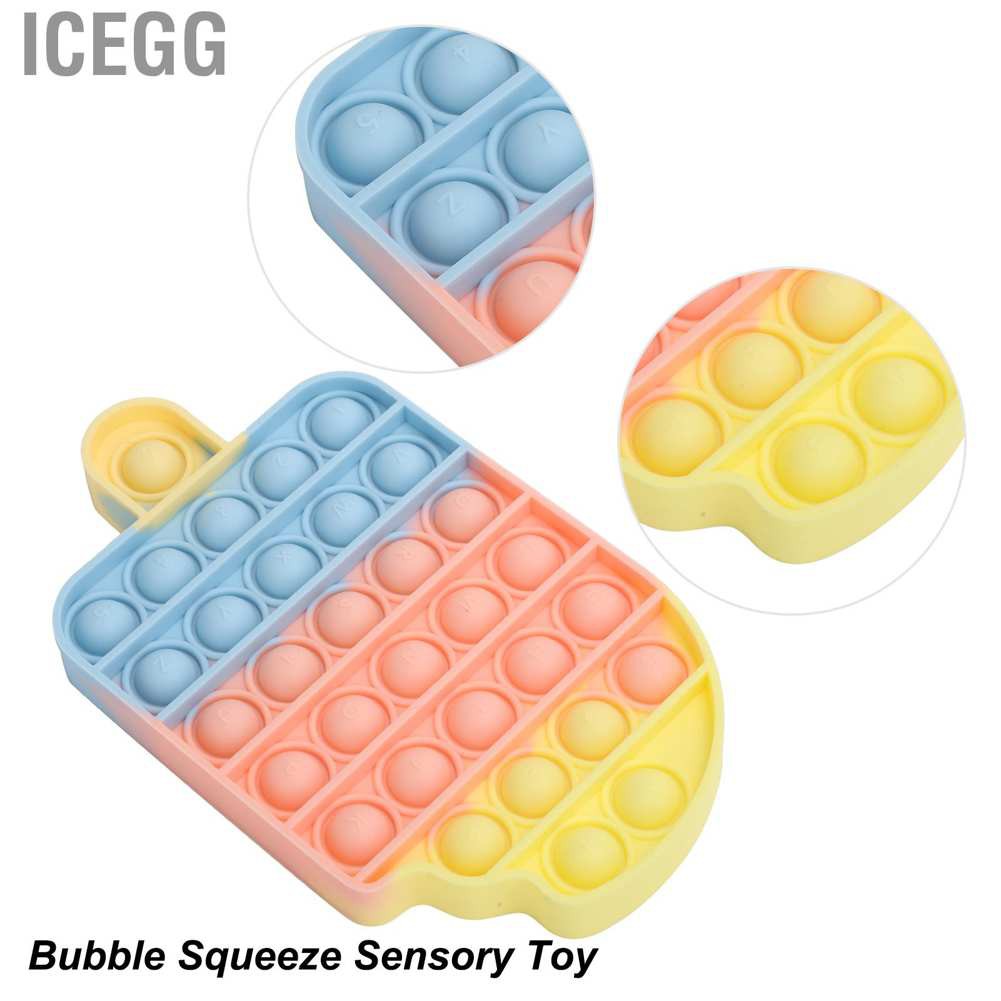 Đồ Chơi Xốp Squishy Giảm Stress Hình Cây Kem Ốc Quế Dễ Thương Cho Bé