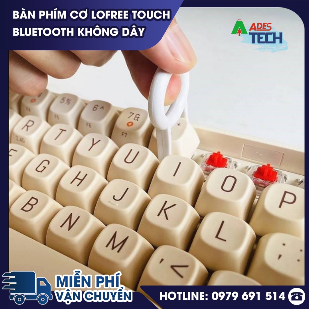 Bàn Phím Lofree Touch Bluetooth | Bàn Phím Cơ Không Dây Siêu Xinh HOT NEW 2021