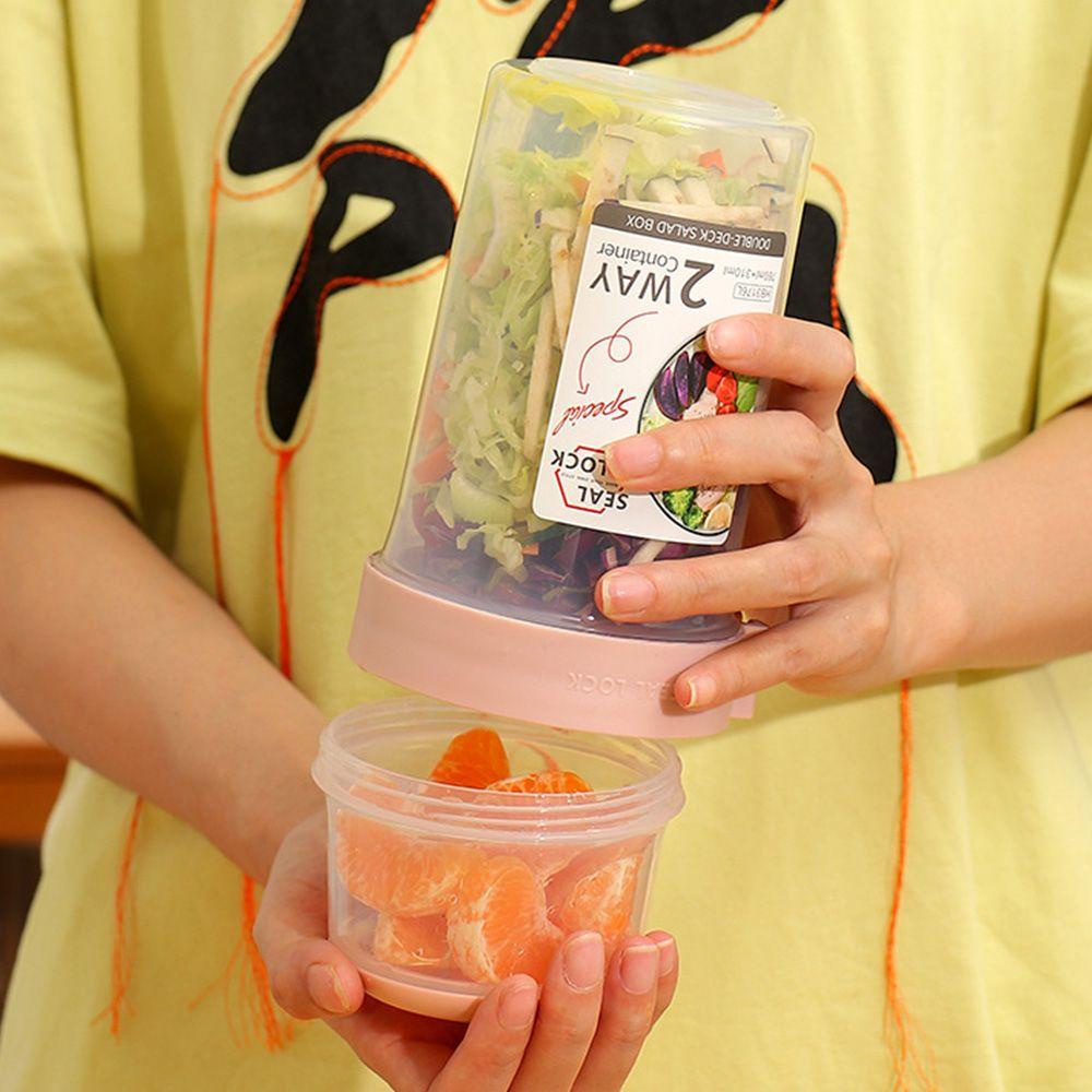 Hộp Đựng Thực Phẩm Hai Tầng Tươi Mới