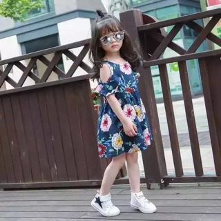 Váy thô hoa bé gái V22