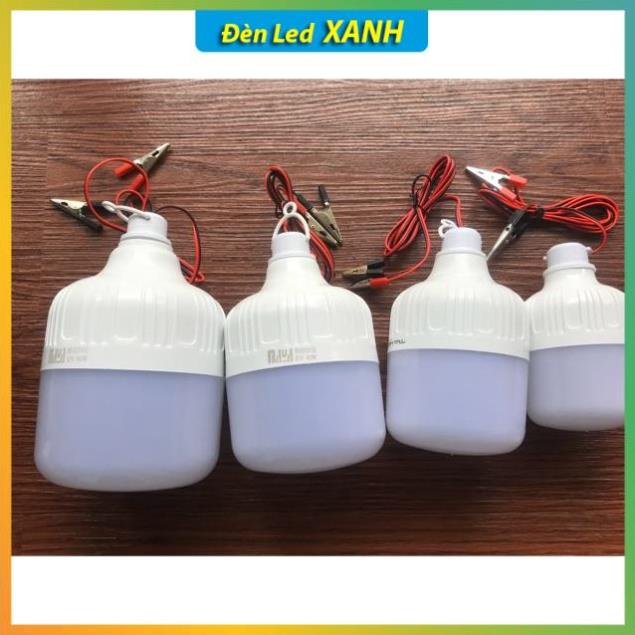 Bóng Đèn Led 12V Có Đầu Kẹp Bình, đèn led dùng cho bình ac quy tiện lợi, siêu tiết kiệm điện