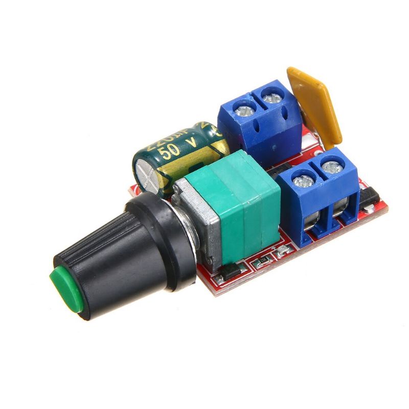 Mạch điều tốc động cơ DC PWM 5A 3-35V dùng điều khiển tốc độ motor chỉnh độ sáng đèn Led