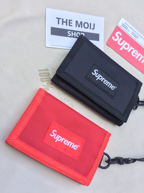 Ví Supreme đỏ cực chất - Wallet Supreme