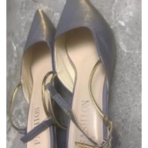 Giày Sandal Satin Gót Thấp Mũi Nhọn Thời Trang Mùa Xuân Dành Cho Nữ 2021