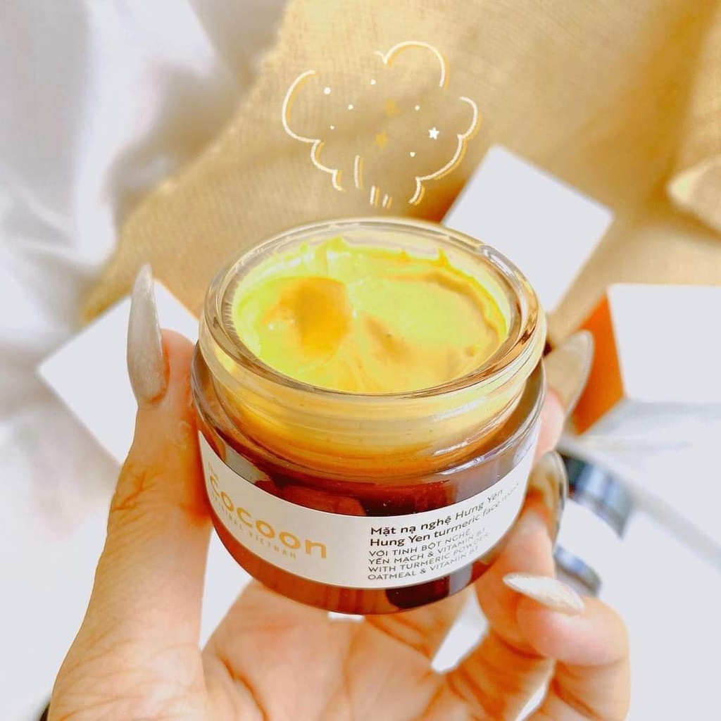 Mặt nạ Nghệ Hưng Yên Cocoon Turmeric Face Mask