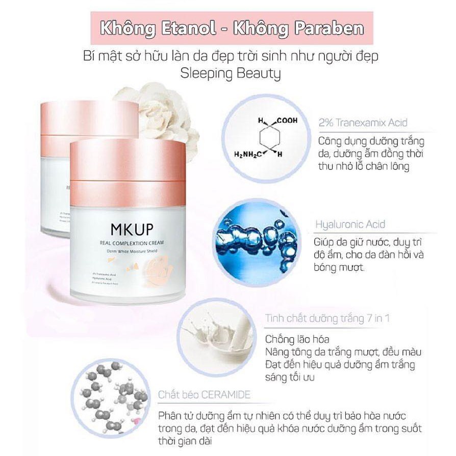 Bộ đôi dưỡng da hoàn hảo MKUP perfect couple Real Complexion Cream