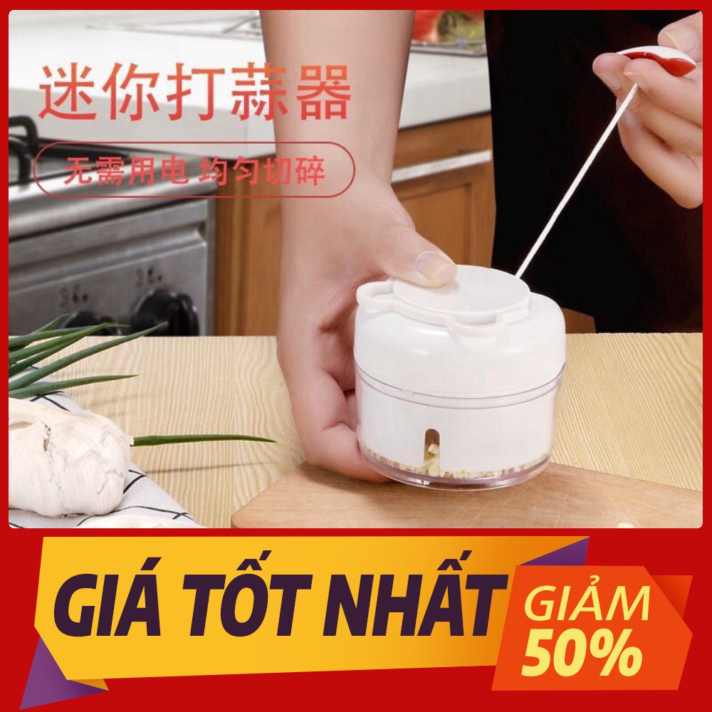 DỤNG CỤ XAY TỎI ỚT KÉO TAY CỰC TIỆN DỤNG. DỄ DÀNG VỆ SINH