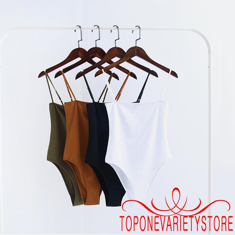 Jumpsuit Hai Dây Màu Trơn Thời Trang Cho Nữ | BigBuy360 - bigbuy360.vn