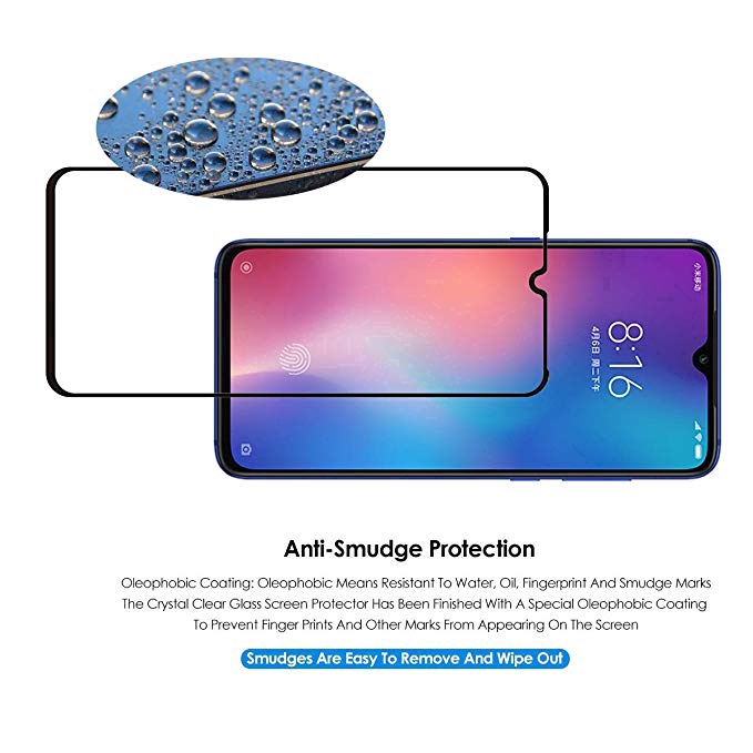 Kính cường lực 9D bảo vệ toàn màn hình cho Xiaomi Mi 14 13 13T 12T 12 11 Lite 11T 10T 9 8 SE Mi 9SE 8SE 9T Pro