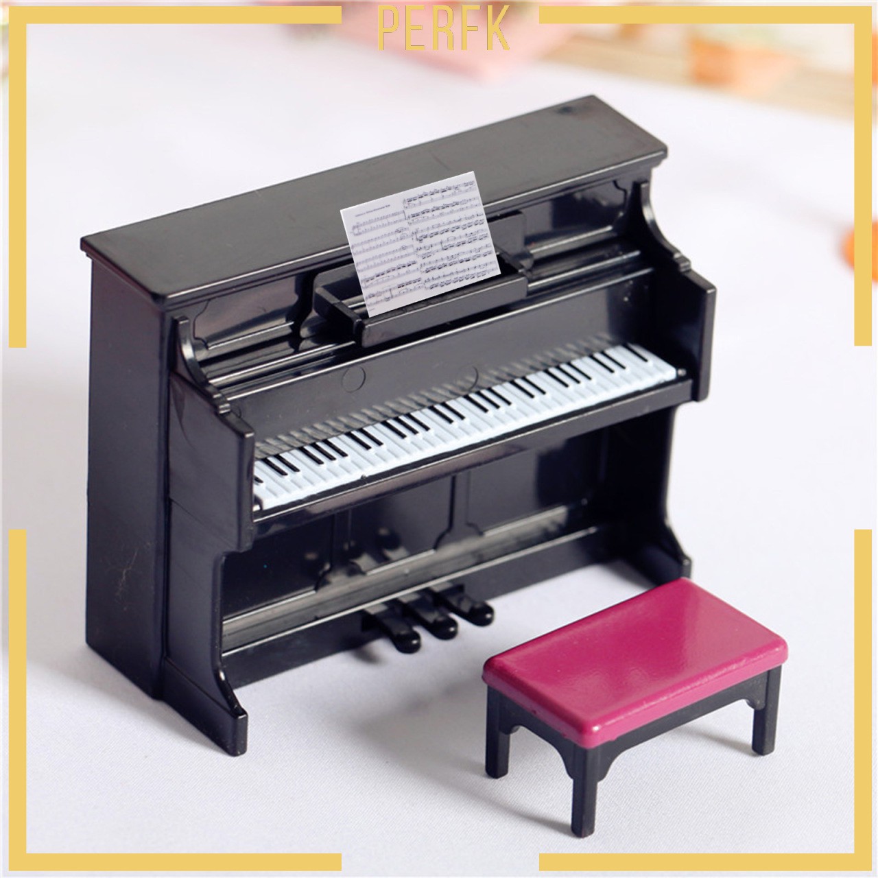 Đàn Piano Mini Tỉ Lệ 1 / 12 1 / 6 Trang Trí Nhà Búp Bê