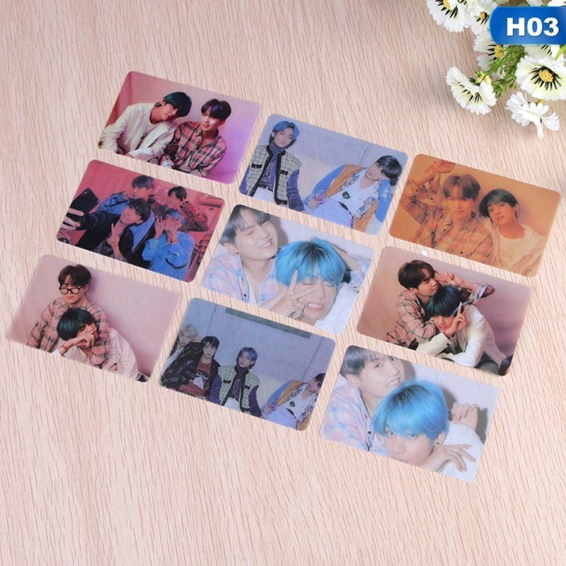 Set 9 Tấm Ảnh Lomo Card J-hope Jimin Suga