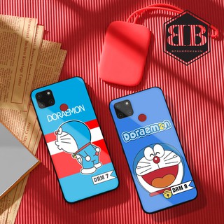 Ốp lưng kính cường lực Realme C12 / Realme C15 Doraemon thần kỳ