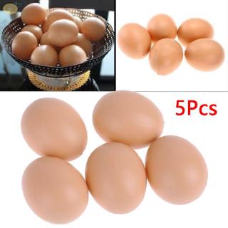 Bộ 5 trứng gà giả bằng nhựa trang trí