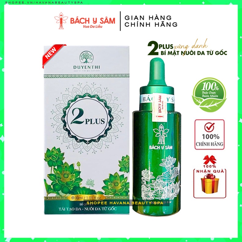 Bách Y Sâm 02 Plus 30ml Duyên Thị Bạch Linh Chuyên Mụn
