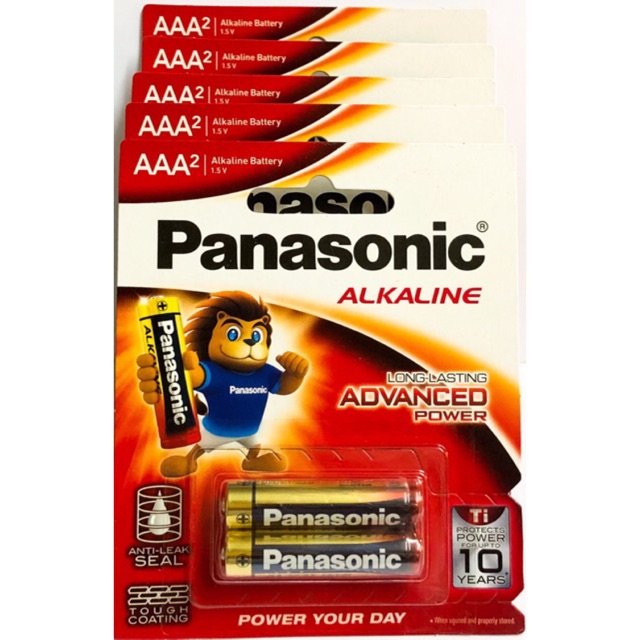 5 Vỉ Pin AAA Panasonic Alkaline Chính Hãng
