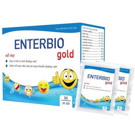 Enterbio gold – Bổ sung lợi khuẩn giúp cân bằng hệ tiêu hóa, giảm táo bón, đầy bụng không tiêu