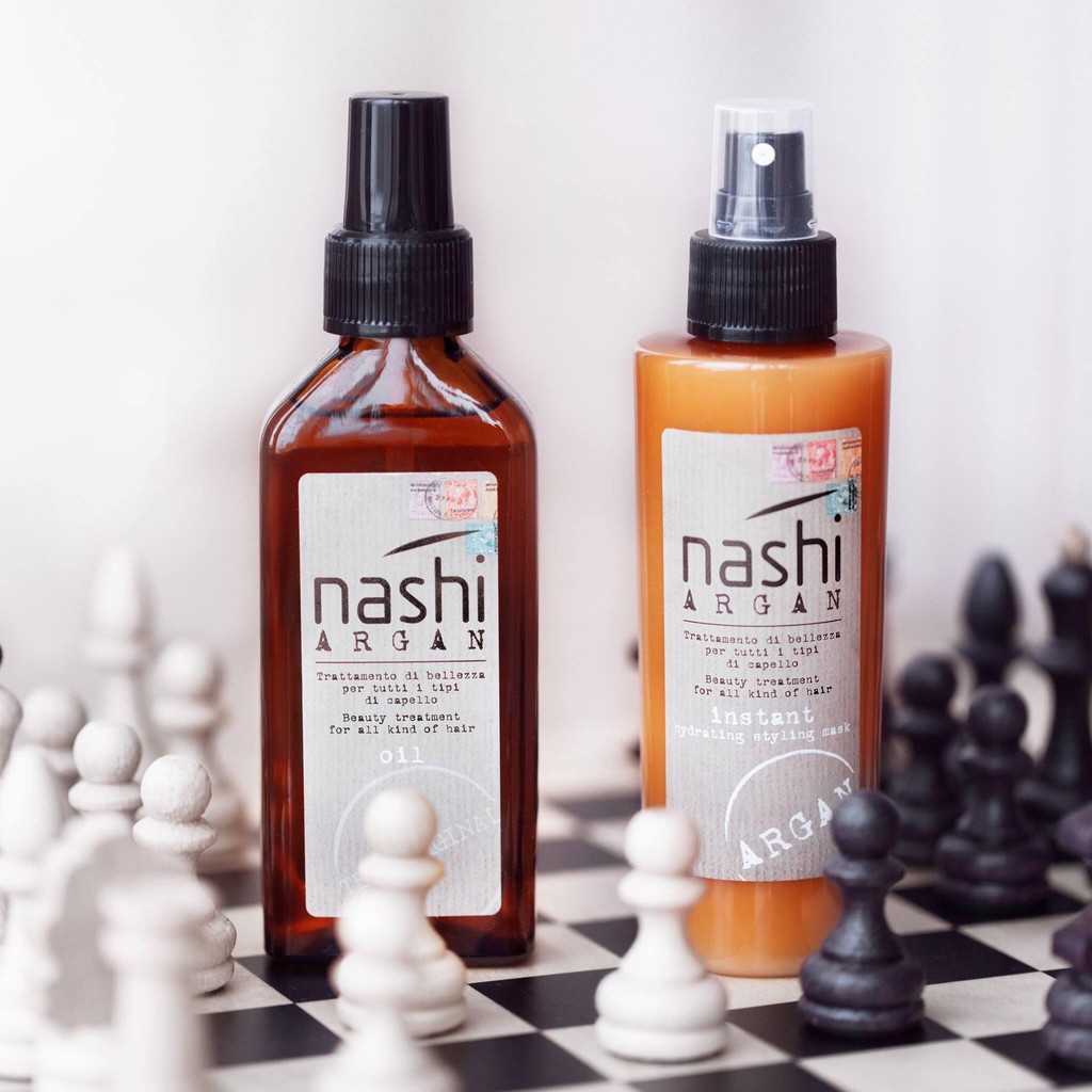 Combo Tinh dầu và Xịt dưỡng phục bồi Nashi Argan