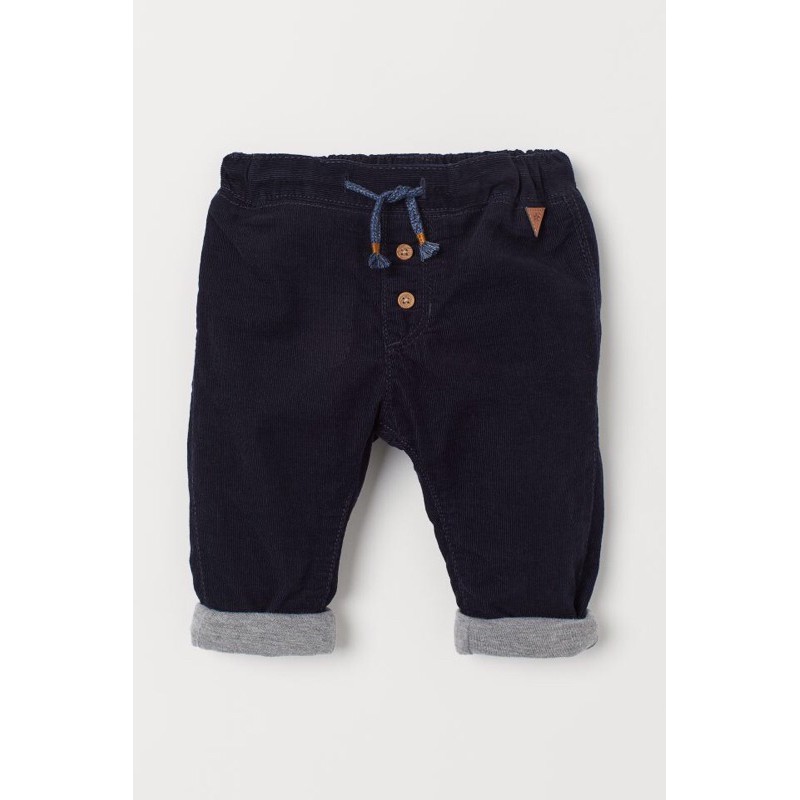 Quần nhung 2 lớp HM auth cho bé