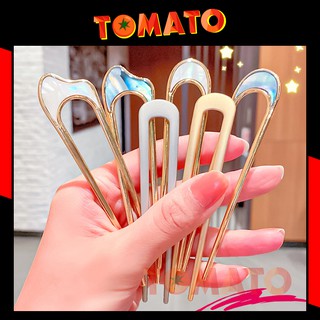 Kẹp tóc kiểu dáng nhẹ nhàng nữa tính hình chụp thật - 297