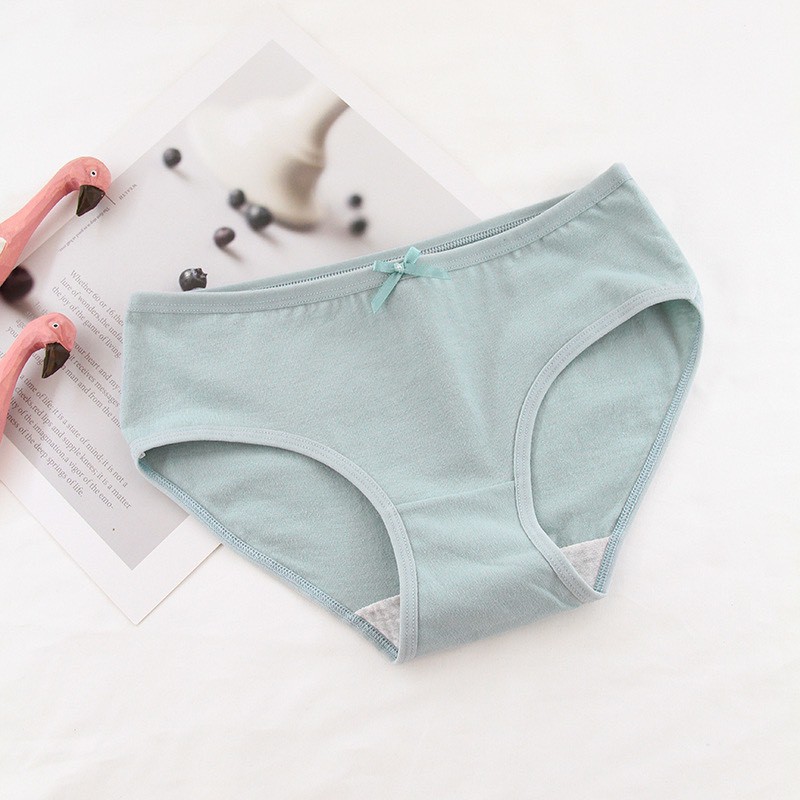 [RẺ VÔ ĐỊCH] QUẦN LÓT NỮ COTTON KHÁNG KHUẨN THOÁNG MÁT ĐÍNH NƠ NHỎ ❤️ SIÊU CO GIÃN DÀNH CHO MẸ BỈM SỮA [MÃ 978] | BigBuy360 - bigbuy360.vn