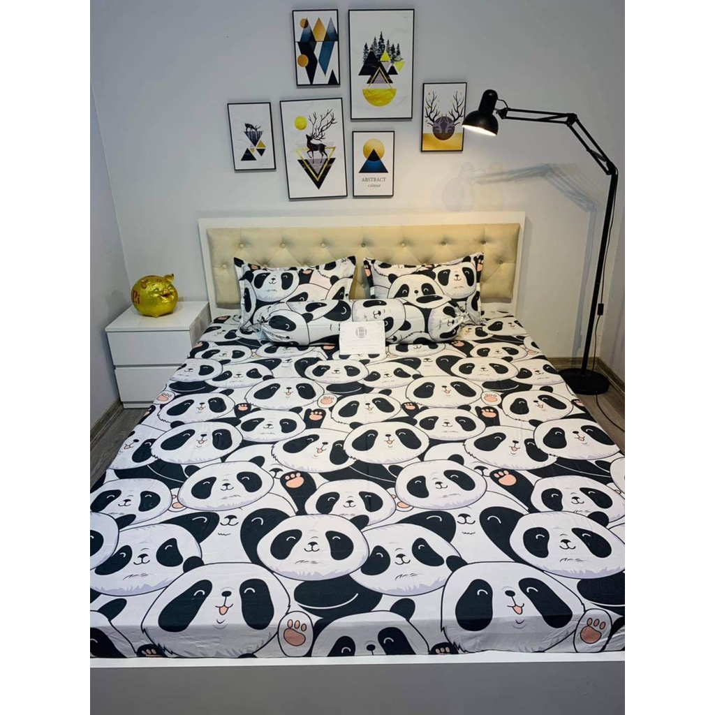 Bộ ga gối mẫu dành cho người lớn - chất Cotton Poly - đầy đủ size