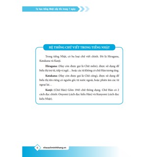 Tự Học Tiếng Nhật Cấp Tốc Trong 7 Ngày