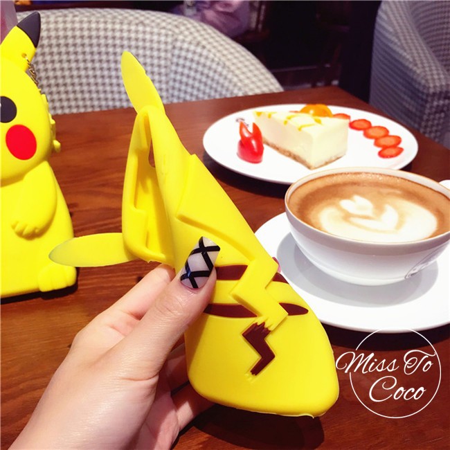 Ốp dẻo Pikachu iphone 5,5s, 6,6s, 6plus, 6s plus