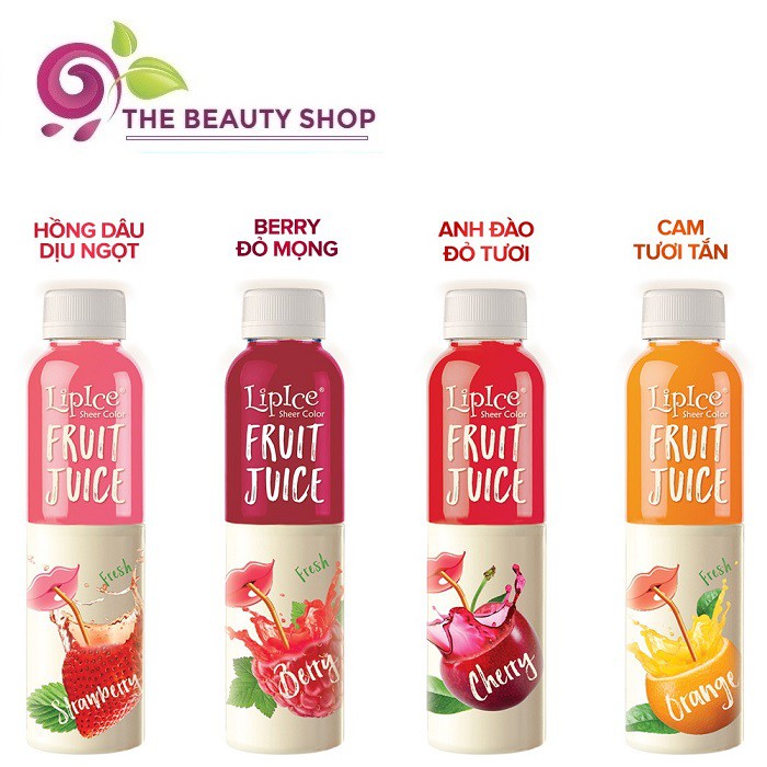 Son dưỡng chiết xuất trái cây Lipice Sheer Color Fruit Juice 4g