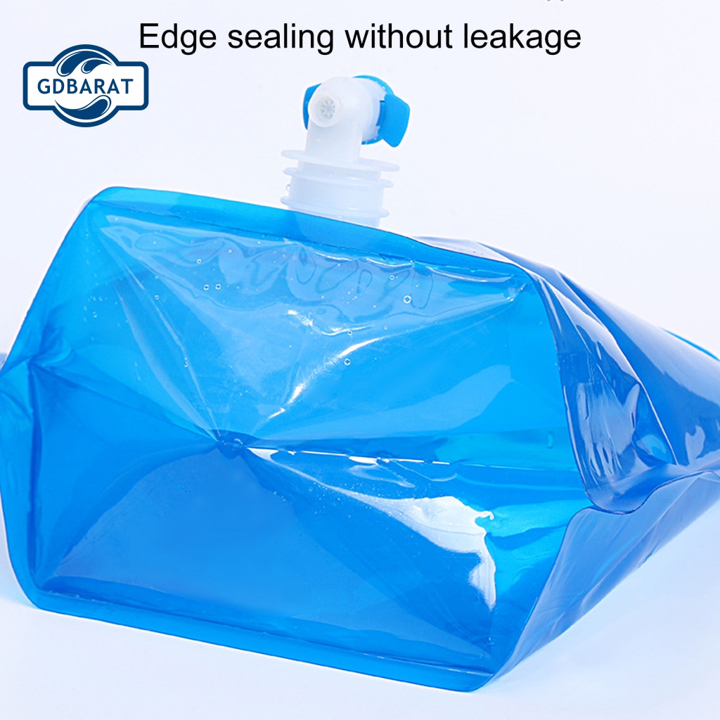 [NYCA Stock] Túi Đựng Nước 5L / 10L Gấp Gọn Dễ Dàng Có Nắp Vặn