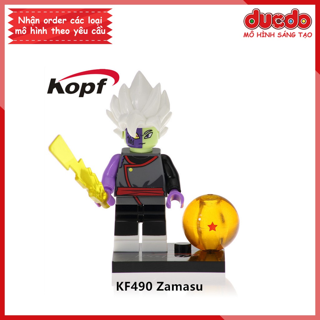 Minifigures các nhân vật trong 7 viên ngọc rồng - Đồ chơi Lắp ghép Mini Dragon Ball Goku Mô hình KF6036