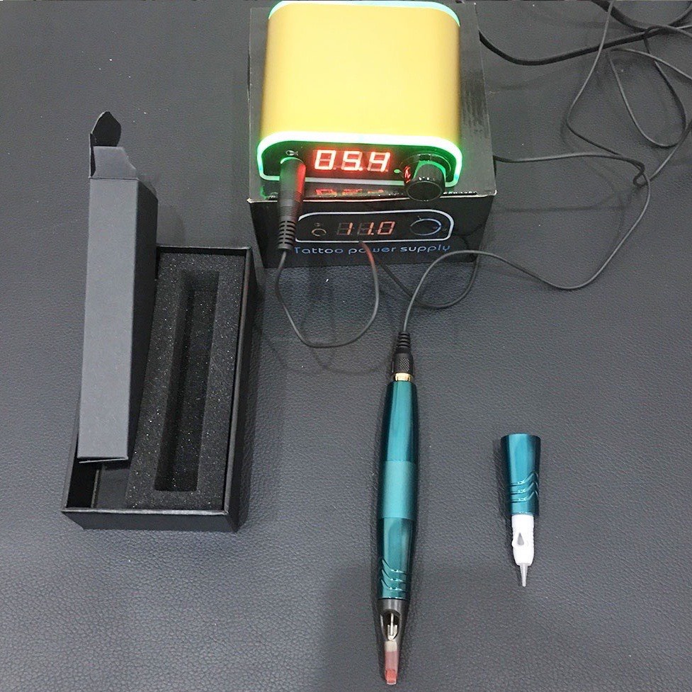 Dụng cụ làm đẹp , máy pen 5.0 xăm môi nhanh lên đậm bám màu nhanh, lắp được 2 loại kim kts và kim pen.