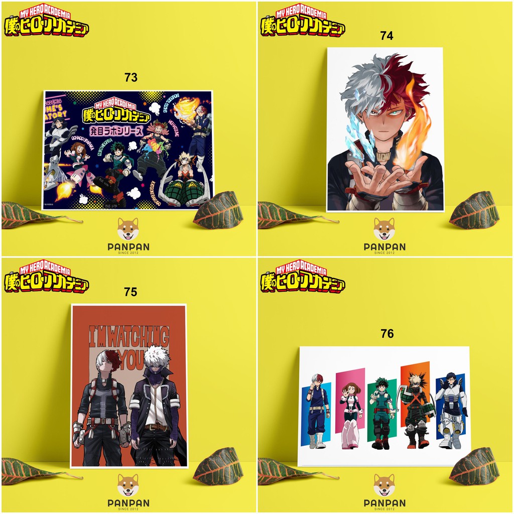 Postcard Cao Cấp - Poster My Hero Academia