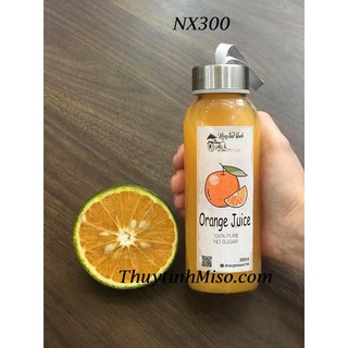 Combo 10c chai thủy tinh 300ml nắp dây