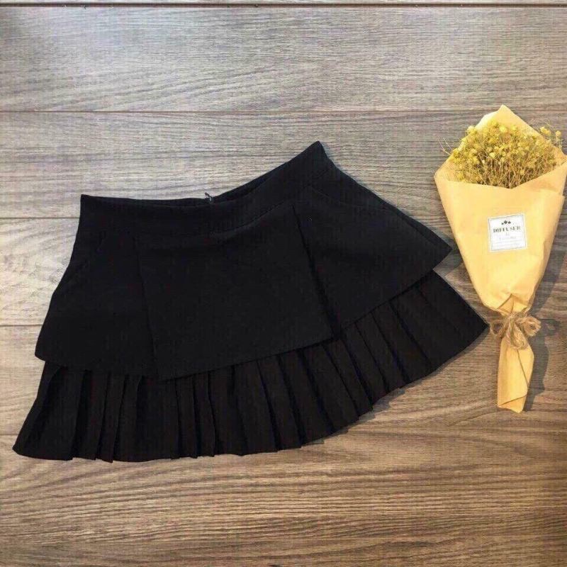 Chân váy nữ xếp ly xòe tầng to kèm quần CV422 SUTANO | BigBuy360 - bigbuy360.vn