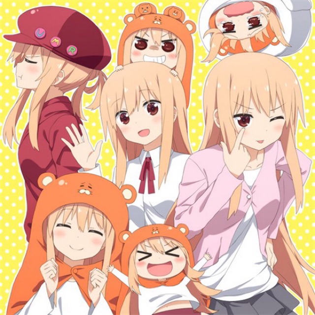 Poster anime umaru 1-5 tấm khổ a4 nhiều mẫu