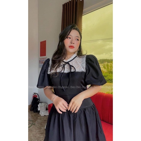 ( 50-95kg ) FAIRY DRESS VÁY CỔ REN BIGSIZE KÈM ẢNH THẬT | BigBuy360 - bigbuy360.vn