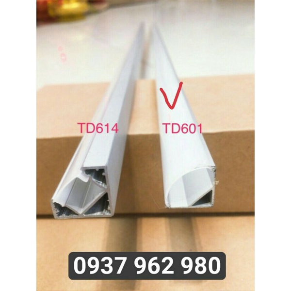 Thanh Nhôm V Góc Gắn Led Tủ Bếp