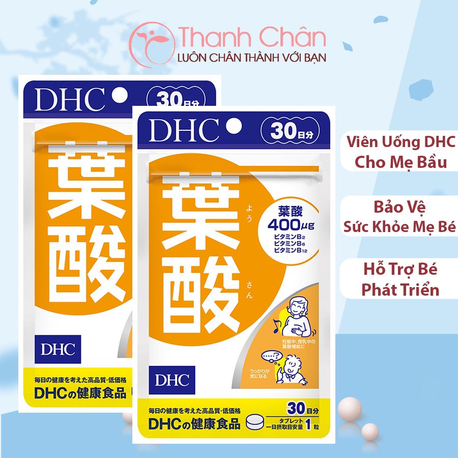 Viên uống cho mẹ bầu DHC Folic Acid Nhật Bản (30 ngày)