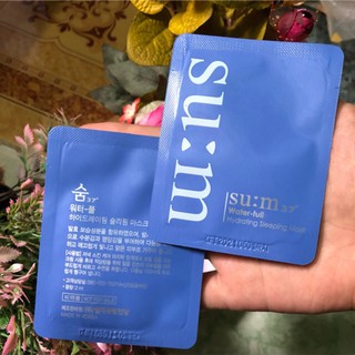 Sample Mặt nạ ngủ Sum37 Water-ull Aqua Sleeping Pack cấp ẩm