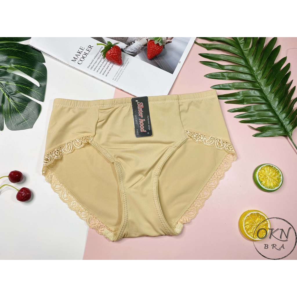 Quần lót Sisterhood 472 ống rộng viền ren lưng cao hàng nhập khẩu Thái Lan
