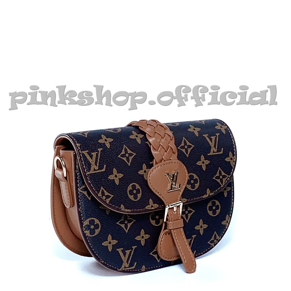 Túi đeo chéo nữ mặt trăng , Túi xách nữ cao cấp hàng chuẩn super full box Pink Shop TSPS27 | BigBuy360 - bigbuy360.vn