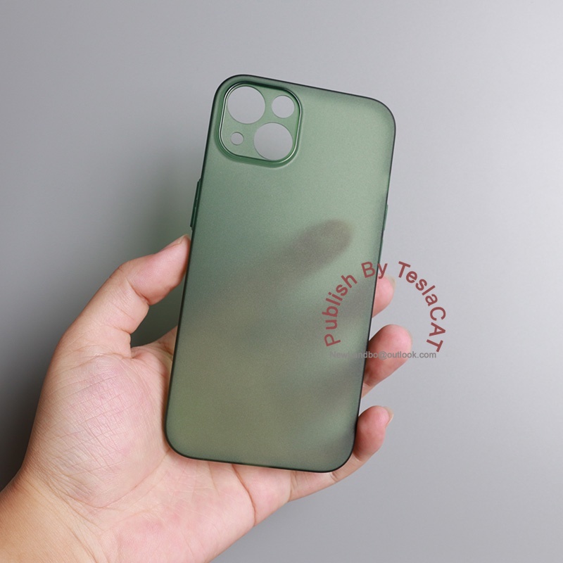 Ốp Điện Thoại Siêu Mỏng 0.15mm Chống Dấu Vân Tay Cho iPhone 13 13Pro 12Mini 13Mini 11 12Pro